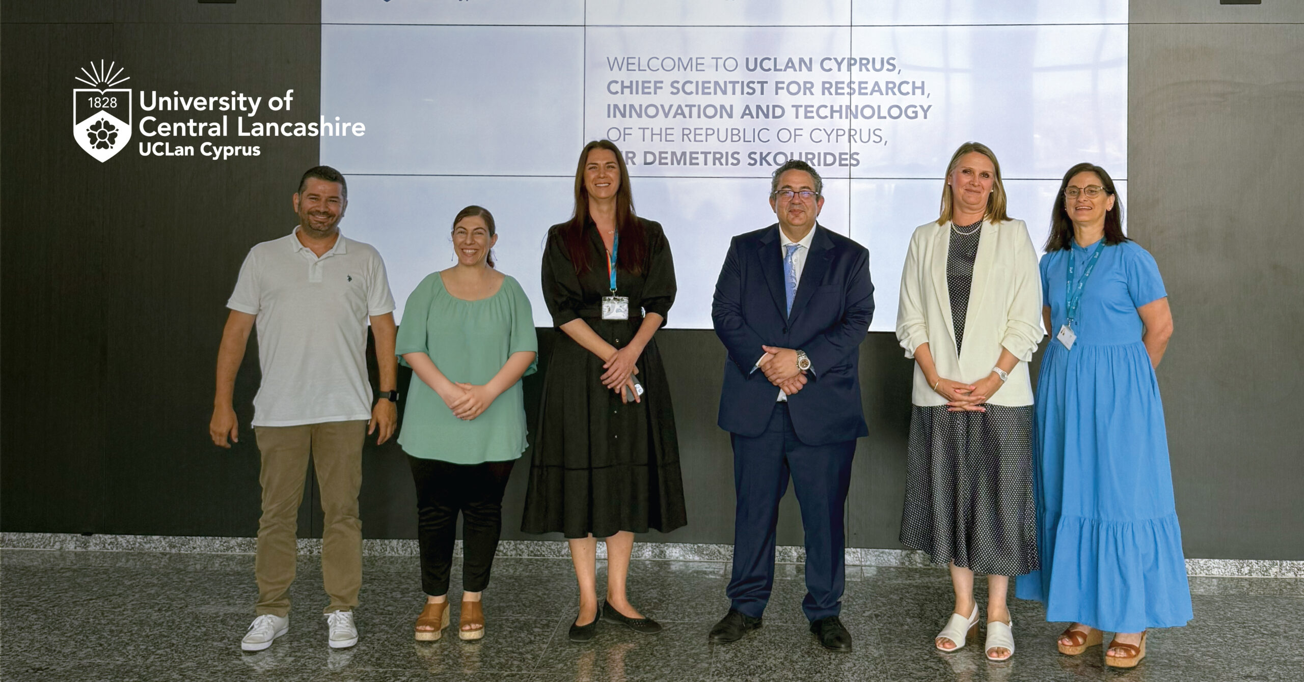Στο Πανεπιστήμιο UCLan Cyprus ο Επικεφαλής Επιστήμονας για Έρευνα, Καινοτομία και Τεχνολογία της Κυπριακής Δημοκρατίας