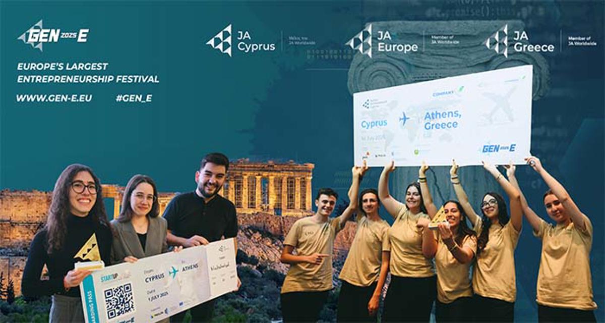 Με πυξίδα την καινοτομία, ο JA Cyprus ταξιδεύει στο GEN-E 2025 στην Αθήνα