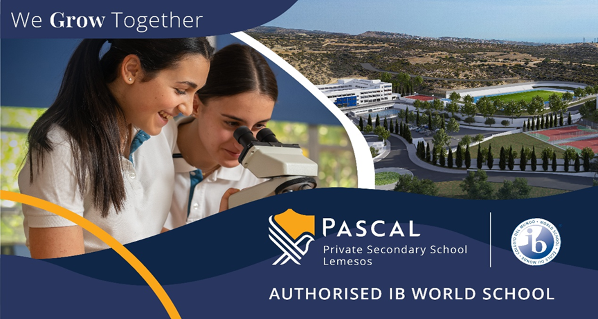 PASCAL Private Secondary School Lemesos: Αναγνωρίζεται επίσημα ως IB World School