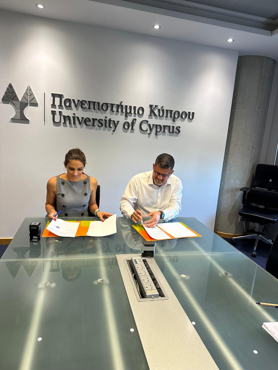 Μνημόνιο Συνεργασίας υπέγραψαν τμήμα Λογιστικής και Χρηματοοικονομικής ΠΚ και Σύνδεσμος Επενδυτικών Ταμείων Κύπρου (CIFA)