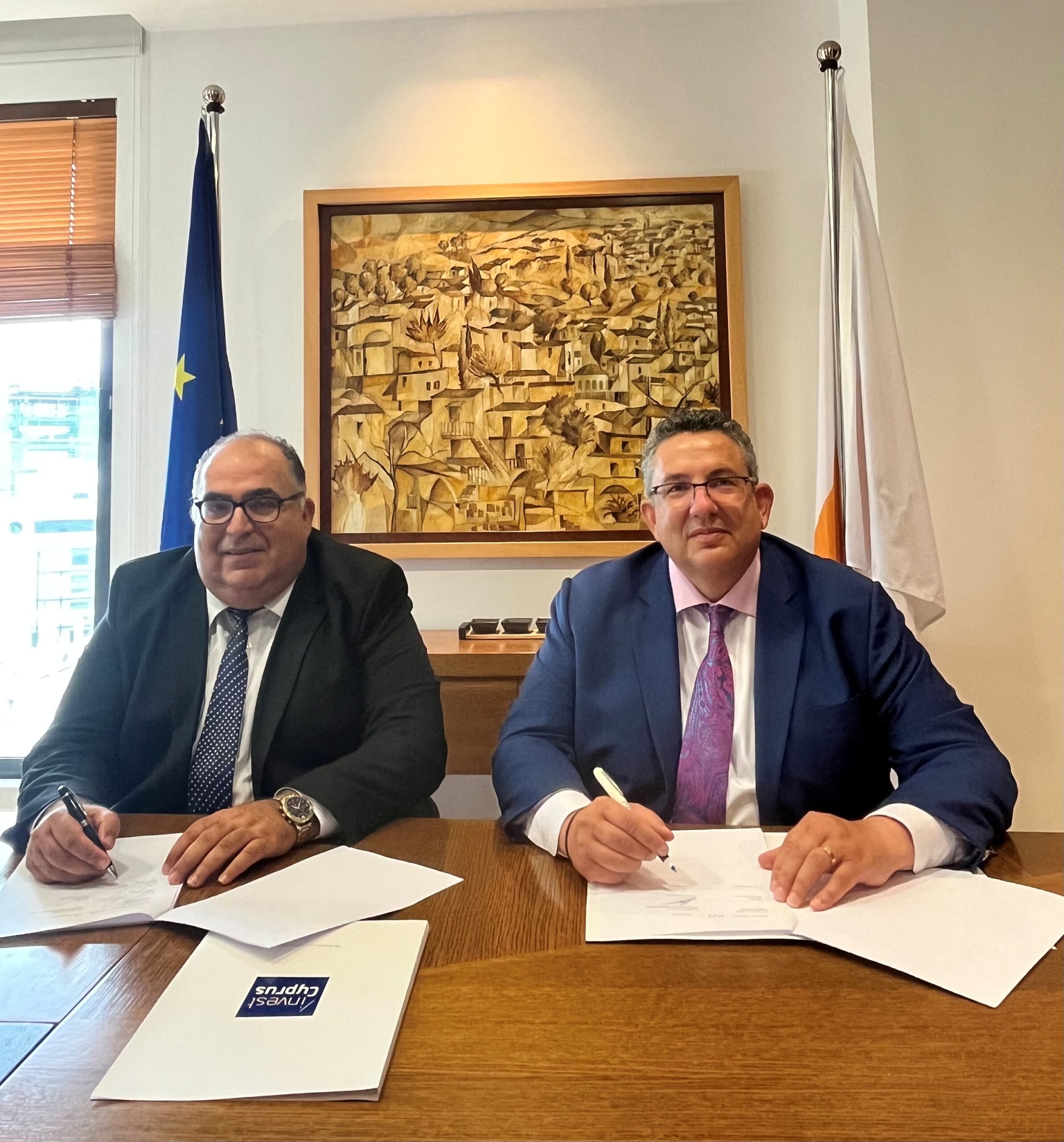 Επικεφαλής Επιστήμονας και Invest Cyprus υπέγραψαν μνημόνιο συνεργασίας Επικεφαλής Επιστήμονας και Invest Cyprus υπέγραψαν μνημόνιο συνεργασίας