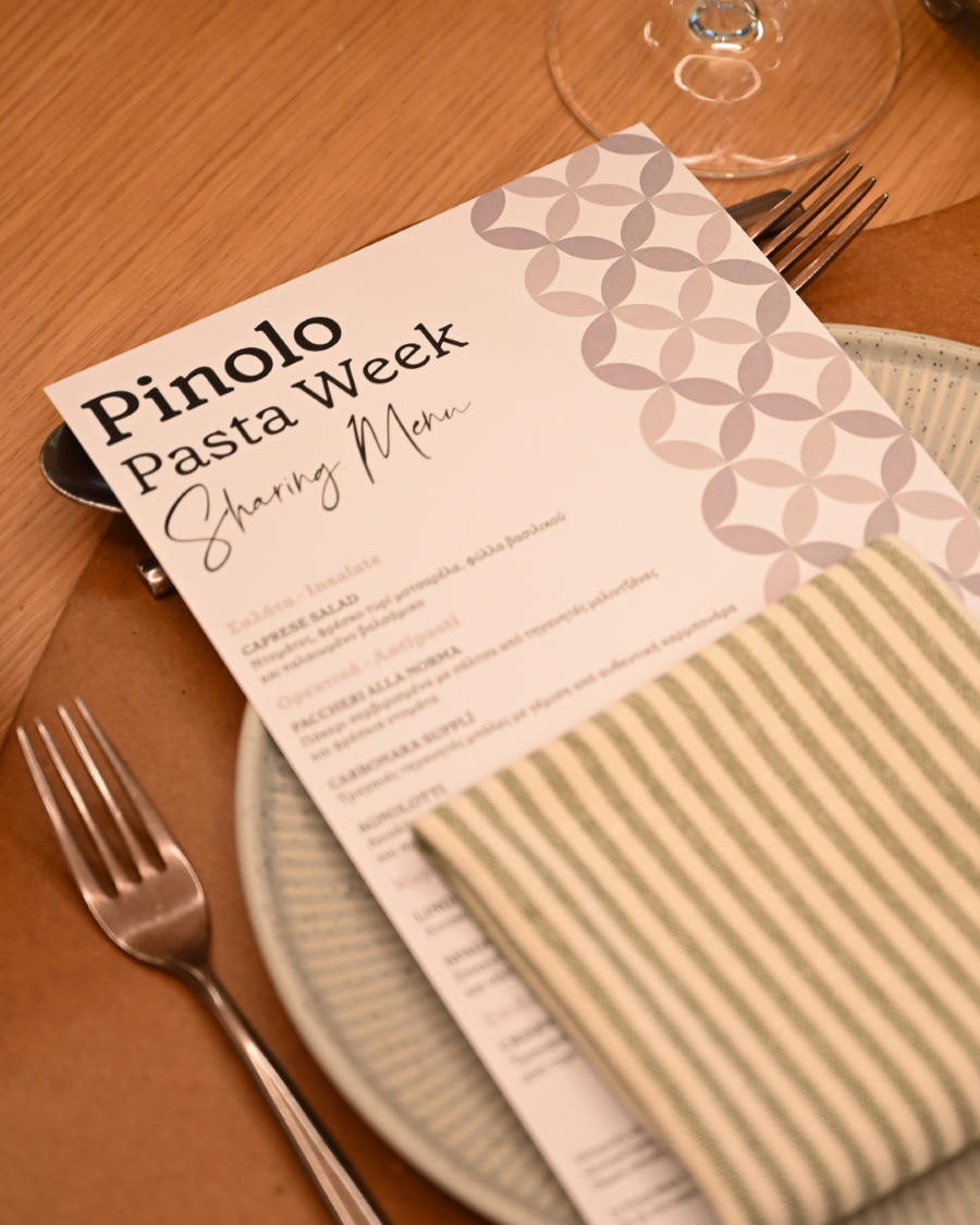Το Pinolo γιορτάζει το Pasta Week με ένα αυθεντικό ιταλικό ταξίδι γεύσεων
