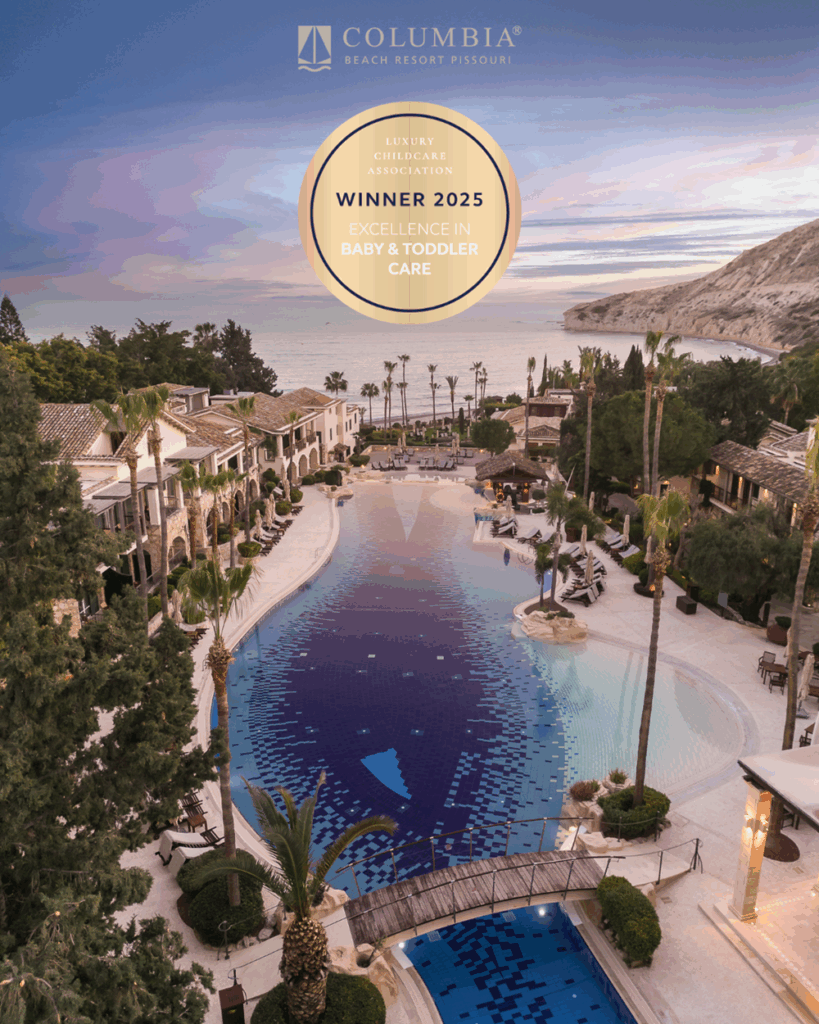 Το Columbia Beach Resort τιμήθηκε με το βραβείο Excellence in Baby & Toddler Care Award 2025 από τον Luxury Childcare Association Το Columbia Beach Resort τιμήθηκε με το βραβείο Excellence in Baby & Toddler Care Award 2025 από τον Luxury Childcare Association