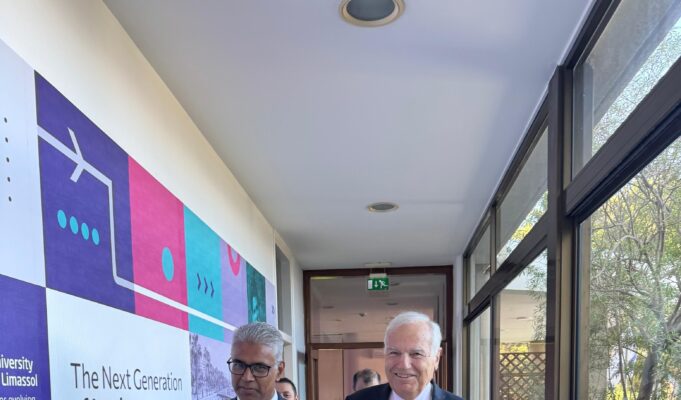 Επίσκεψη του Ύπατου Αρμοστή της Ινδίας στο Πανεπιστήμιο Λεμεσού