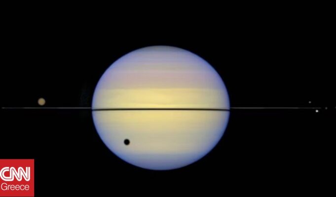 Που πήγαν οι δακτύλιοι του Κρόνου: το σπάνιο φαινόμενο της ευθυγράμμισης με τη Γη