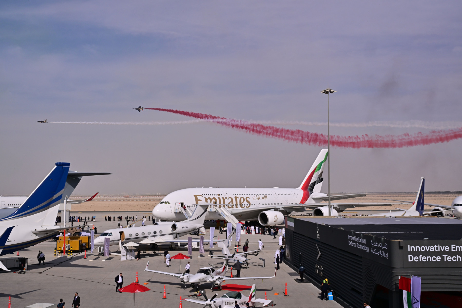 Ντεμπούτο για το A350 της Emirates στο Dubai Airshow 2025