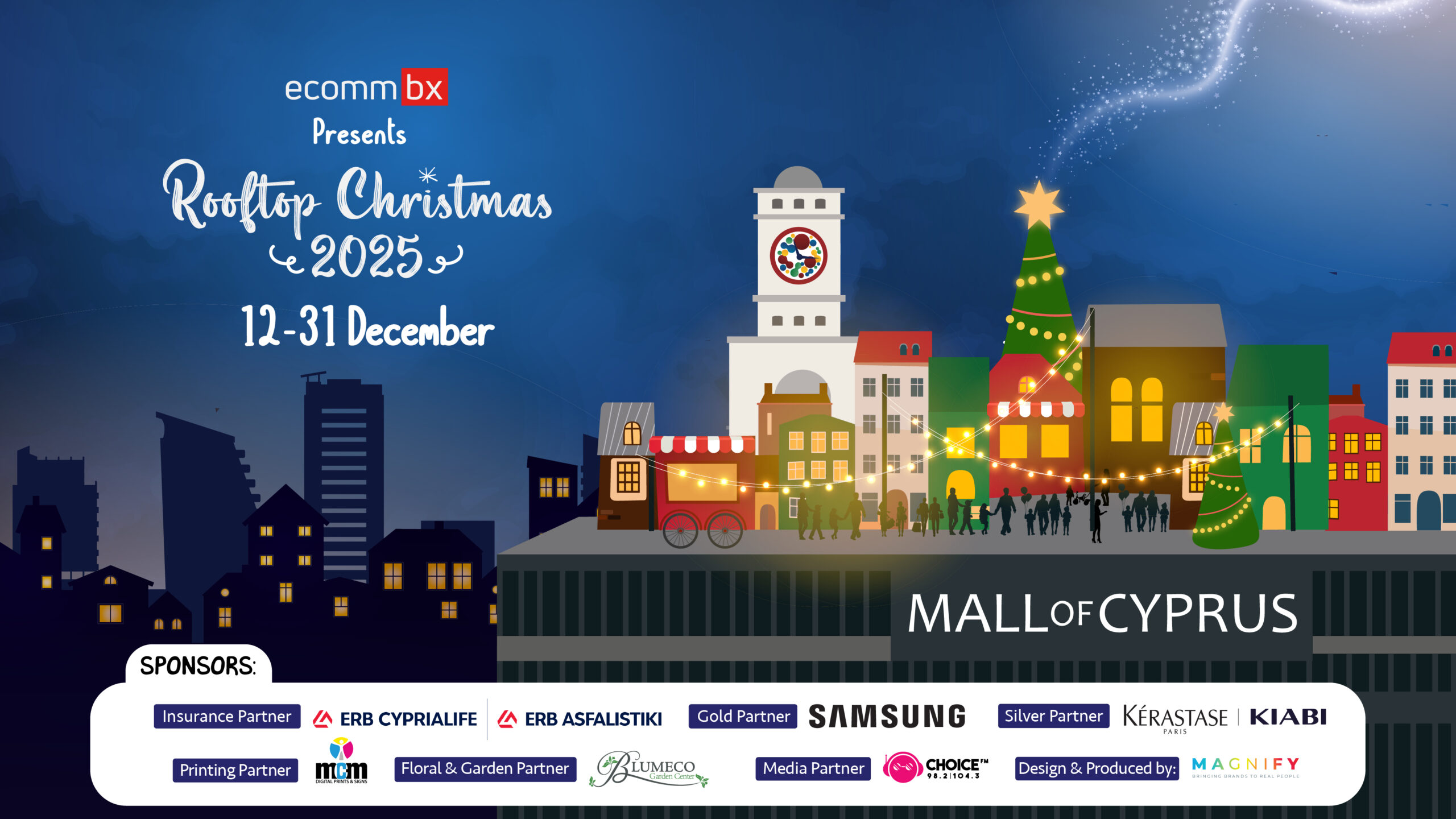 Το Mall of Cyprus Παρουσιάζει το Rooftop Christmas — Μία Νέα Εποχή Γιορτινής Μαγείας Ξεκινά τον Δεκέμβριο!
