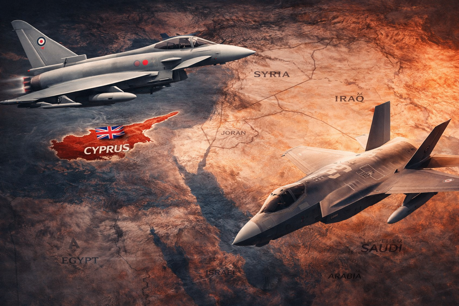 Βρετανία: Μαχητικά Typhoon και F-35 σε αποστολές σε Κύπρο, Κατάρ και ΗΑΕ