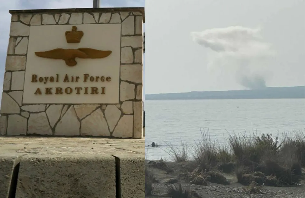 Βρετανικό ΥΠΑΜ: Ελάχιστες ζημιές στο Ακρωτήρι – Καμία εκκένωση, συνεχίζονται κανονικά οι επιχειρήσεις
