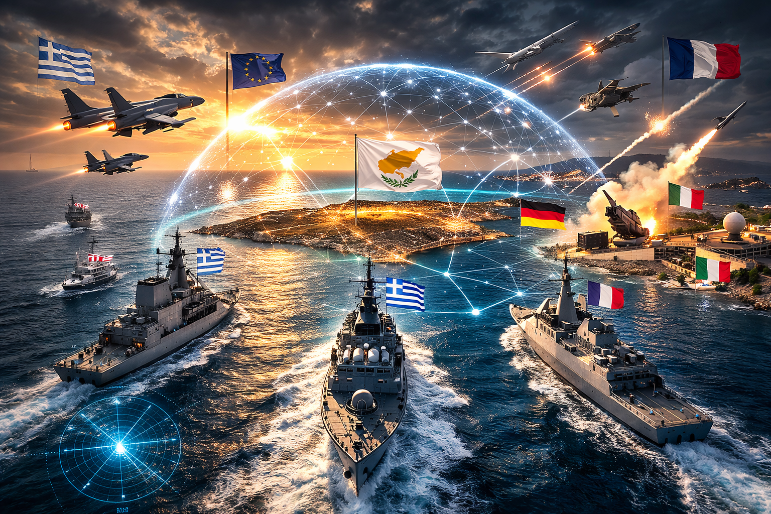 «Ασπίδα» για την Κύπρο: Πέντε χώρες στέλνουν οπλικά συστήματα – Ποιοι στηρίζουν την Κύπρο