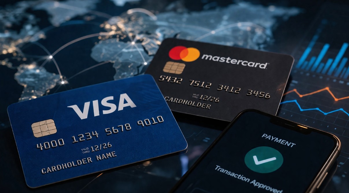 Visa &kappa;&alpha;&iota; Mastercard: &Iota;&sigma;&chi;&upsilon;&rho;ά &alpha;&pi;&omicron;&tau;&epsilon;&lambda;έ&sigma;&mu;&alpha;&tau;&alpha;, &alpha;&lambda;&lambda;ά &tau;&omicron; &rho;ί&sigma;&kappa;&omicron; έ&rho;&chi;&epsilon;&tau;&alpha;&iota;&hellip; &alpha;&pi;ό &tau;&omicron; &epsilon;&xi;&omega;&tau;&epsilon;&rho;&iota;&kappa;ό