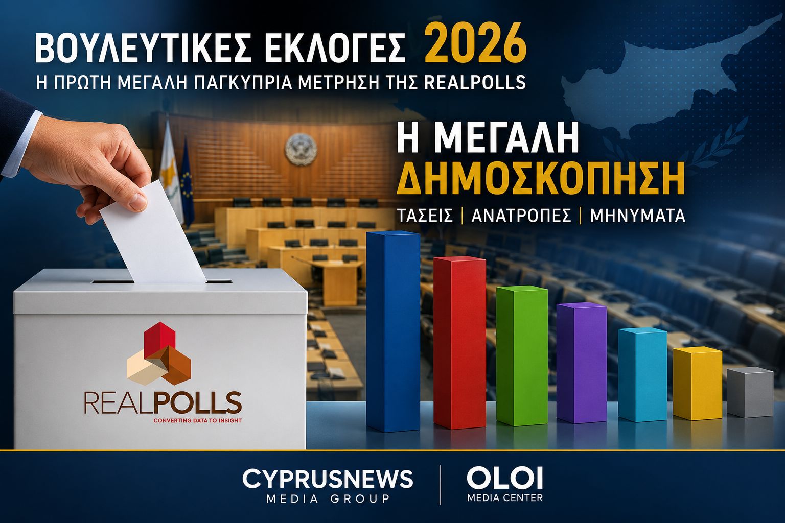 1&eta; &Delta;&eta;&mu;&omicron;&sigma;&kappa;ό&pi;&eta;&sigma;&eta; RealPolls 2026: &Eta; &mu;&epsilon;&gamma;ά&lambda;&eta; &alpha;&nu;&alpha;&delta;&iota;ά&tau;&alpha;&xi;&eta; &tau;&omicron;&upsilon; &pi;&omicron;&lambda;&iota;&tau;&iota;&kappa;&omicron;ύ &sigma;&kappa;&eta;&nu;&iota;&kappa;&omicron;ύ