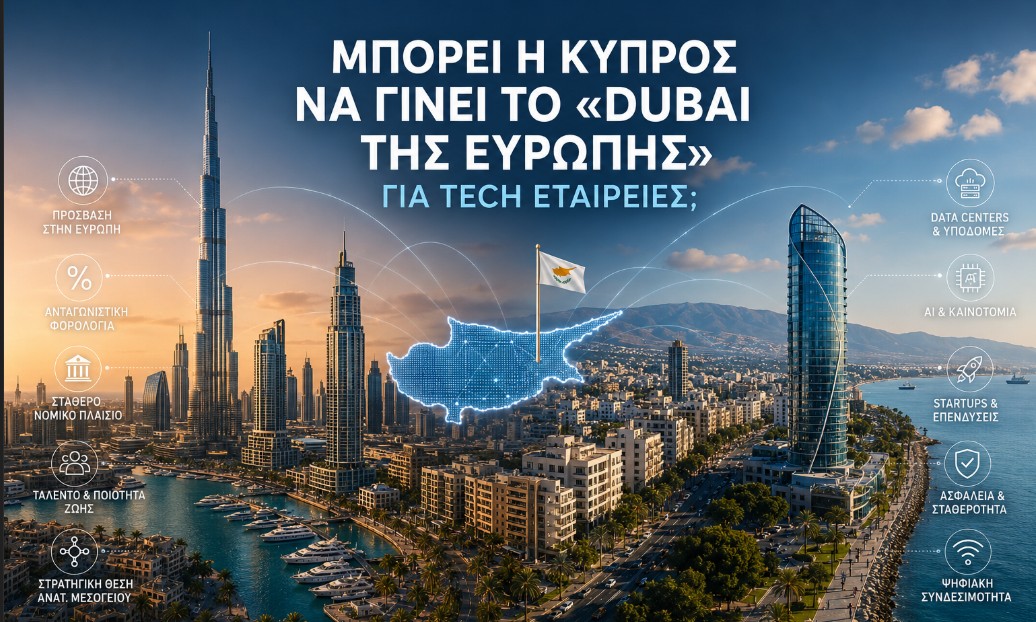 Μπορεί η Κύπρος να γίνει το «Dubai της Ευρώπης» για tech εταιρείες;