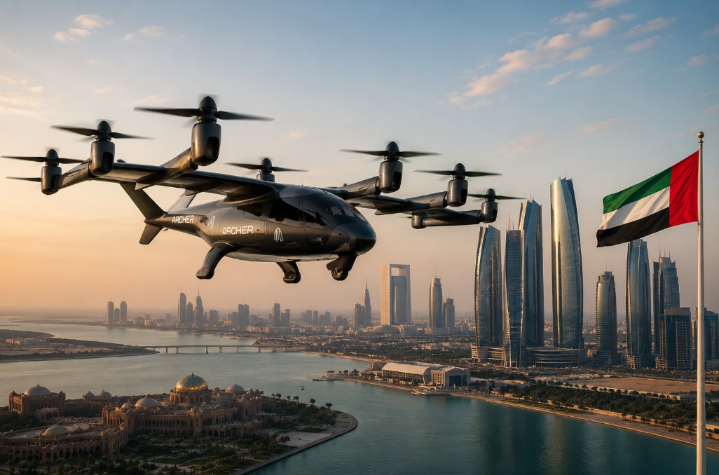 Archer Aviation: &Tau;&omicron; eVTOL &pi;&omicron;&upsilon; &phi;έ&rho;&nu;&epsilon;&iota; &pi;&iota;&omicron; &kappa;&omicron;&nu;&tau;ά &tau;&alpha; &iota;&pi;&tau;ά&mu;&epsilon;&nu;&alpha; &tau;&alpha;&xi;ί &sigma;&tau;&omicron; Ά&mu;&pi;&omicron;&upsilon; &Nu;&tau;ά&mu;&pi;&iota;