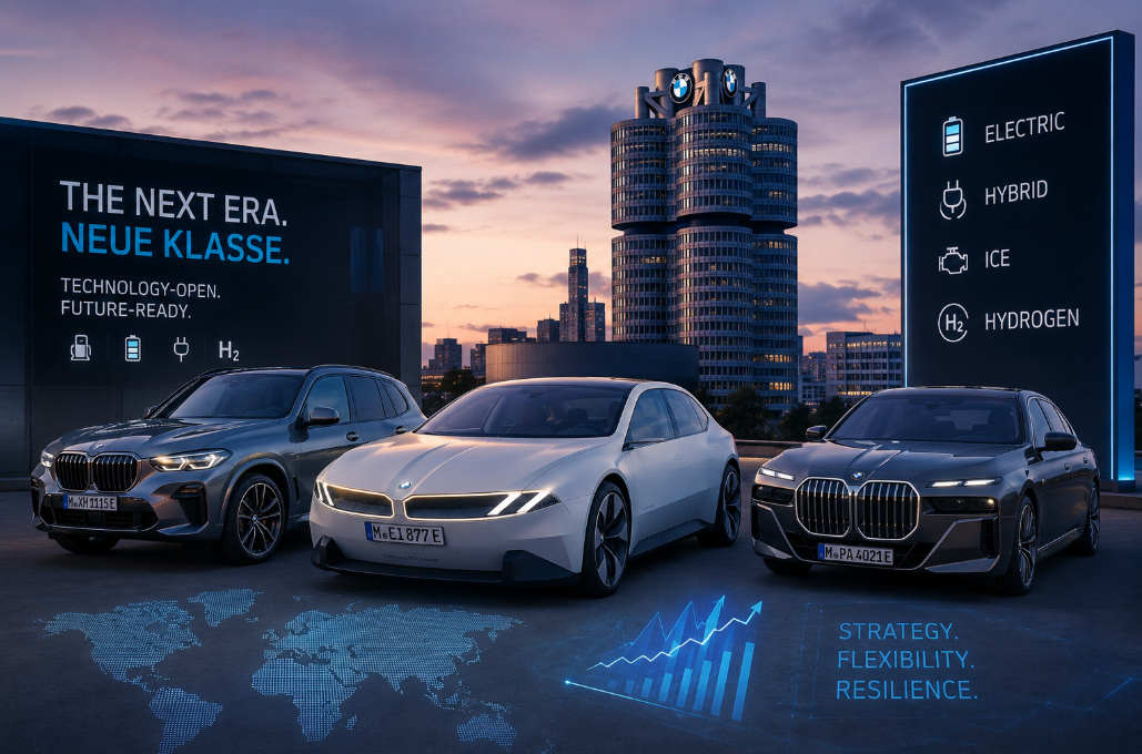 BMW: &Tau;&omicron; &mu;&epsilon;&gamma;ά&lambda;&omicron; &sigma;&tau;&omicron;ί&chi;&eta;&mu;&alpha; &tau;&eta;&sigmaf; NEUE KLASSE &kappa;&alpha;&iota; &tau;&eta;&sigmaf; &eta;&lambda;&epsilon;&kappa;&tau;&rho;&iota;&kappa;ή&sigmaf; &epsilon;&pi;&omicron;&chi;ή&sigmaf;