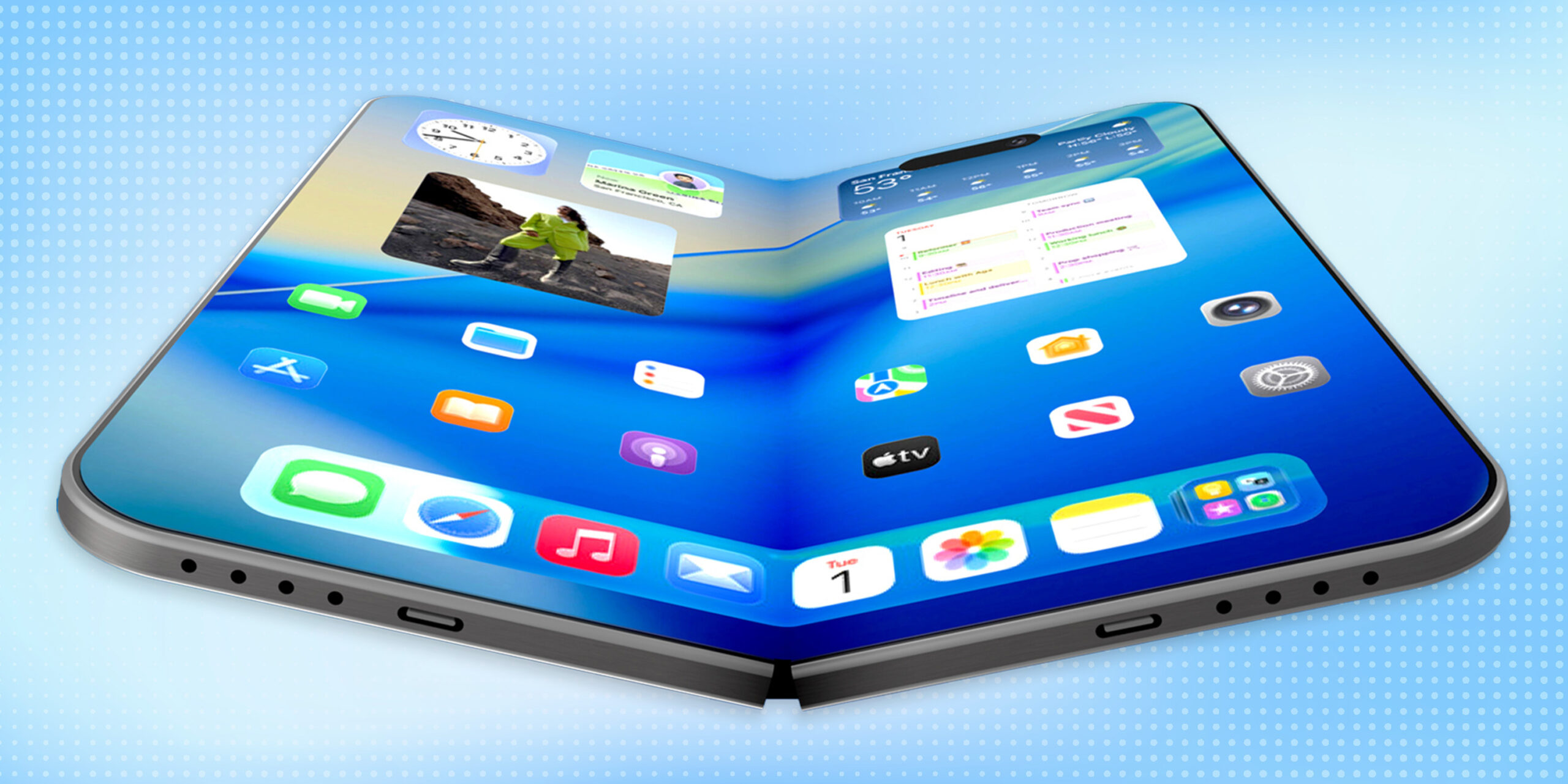 Apple &kappa;&alpha;&iota; foldable iPhone: &Tau;&omicron; &mu;&epsilon;&gamma;ά&lambda;&omicron; &sigma;&tau;&omicron;ί&chi;&eta;&mu;&alpha; &tau;&omicron;&upsilon; &nu;έ&omicron;&upsilon; CEO