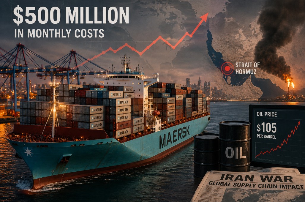 «Καμπανάκι» από τη Maersk: Η εταιρεία που μεταφέρει το 14% του παγκόσμιου εμπορίου εκπέμπει σήμα κινδύνου