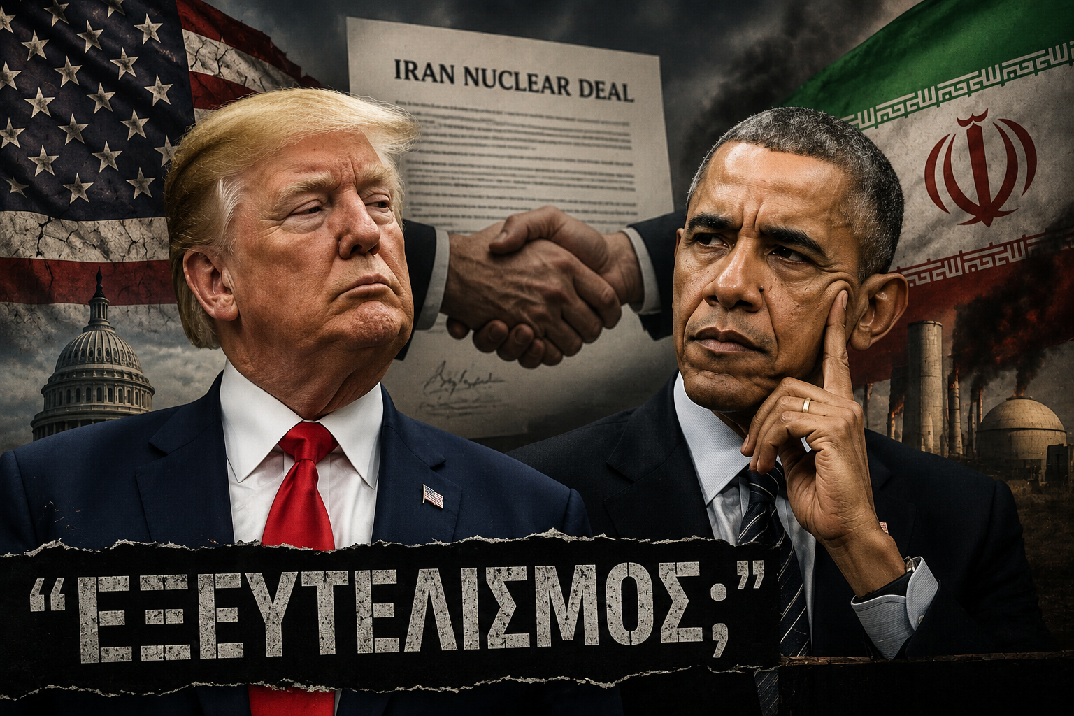 &Chi;&epsilon;&iota;&rho;ό&tau;&epsilon;&rho;&omicron; &alpha;&pi;ό &tau;&omicron;&upsilon; &Omicron;&mu;&pi;ά&mu;&alpha;;&raquo; &Tau;&omicron; deal &Tau;&rho;&alpha;&mu;&pi; &mu;&epsilon; &tau;&omicron; &Iota;&rho;ά&nu; &pi;&upsilon;&rho;&omicron;&delta;&omicron;&tau;&epsilon;ί &epsilon;&xi;έ&gamma;&epsilon;&rho;&sigma;&eta; &sigma;&tau;&omicron; &sigma;&tau;&rho;&alpha;&tau;ό&pi;&epsilon;&delta;ό &tau;&omicron;&upsilon;