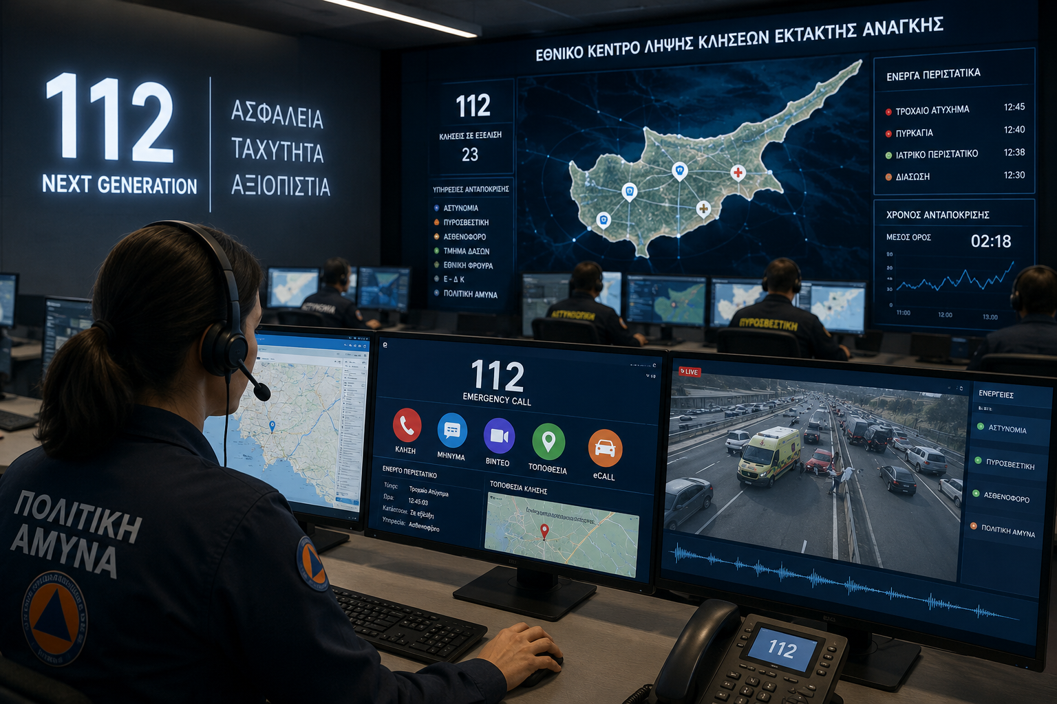 NG112: Το νέο σύστημα έκτακτης ανάγκης αλλάζει την πολιτική προστασία στην Κύπρο