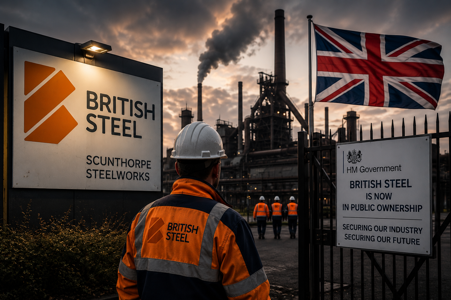 British Steel: Στα χέρια του βρετανικού Δημοσίου – Τέλος στην κινεζική ιδιοκτησία για τη στρατηγική χαλυβουργία