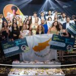 Η ομάδα HerShield από το St. Mary’s School Λεμεσού με το βραβείο της 3ης θέσης στο GEN-E