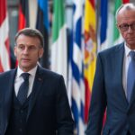 Ο Εμανουέλ Μακρόν και ο Φρίντριχ Μερτς σε ευρωπαϊκή σύνοδο
