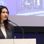 Η Υπουργός Γεωργίας Μαρία Παναγιώτου κατά τη διάρκεια ομιλίας
