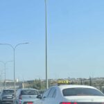 Κυκλοφοριακή συμφόρηση σε αυτοκινητόδρομο της Κύπρου