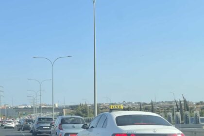 Κυκλοφοριακή συμφόρηση σε αυτοκινητόδρομο της Κύπρου