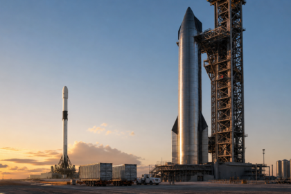 Μετάβαση από έναν πύραυλο τύπου Falcon 9 σε νέο πλήρως επαναχρησιμοποιούμενο υπερβαρύ διαστημικό σύστημα