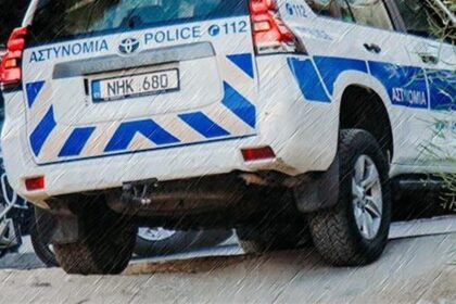 Αστυνομικό όχημα σε επιχείρηση στην επαρχία Πάφου
