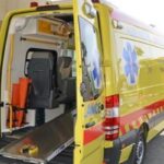 Ασθενοφόρο σε ετοιμότητα μετά από σοβαρό τροχαίο στη Λάρνακα