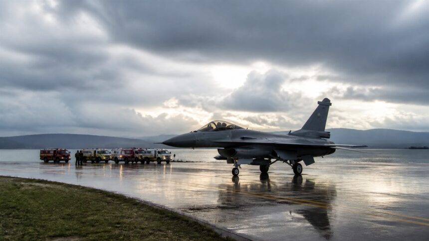 F‑16 συνετρίβη στη Γιάλοβα: Νέο συμβάν στην τουρκική Πολεμική Αεροπορία – καθαρή editorial απεικόνιση