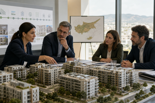 Ομάδα σχεδιασμού εξετάζει μακέτα οικιστικής ανάπτυξης και πολιτική προσιτής ενοικίασης στην Κύπρο