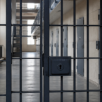 Συμβολική εικόνα κλειδωμένης πύλης και διαδρόμου σωφρονιστικού ιδρύματος