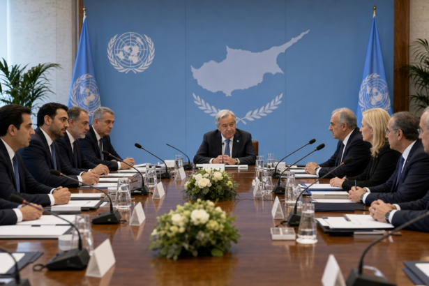 Απεικόνιση για τις συνομιλίες στο Κυπριακό υπό την αιγίδα του ΟΗΕ