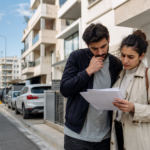 Νέοι ενήλικες έξω από κατοικίες ως εικόνα της καθυστερημένης ανεξαρτησίας