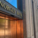 Η είσοδος της Norges Bank στο Όσλο