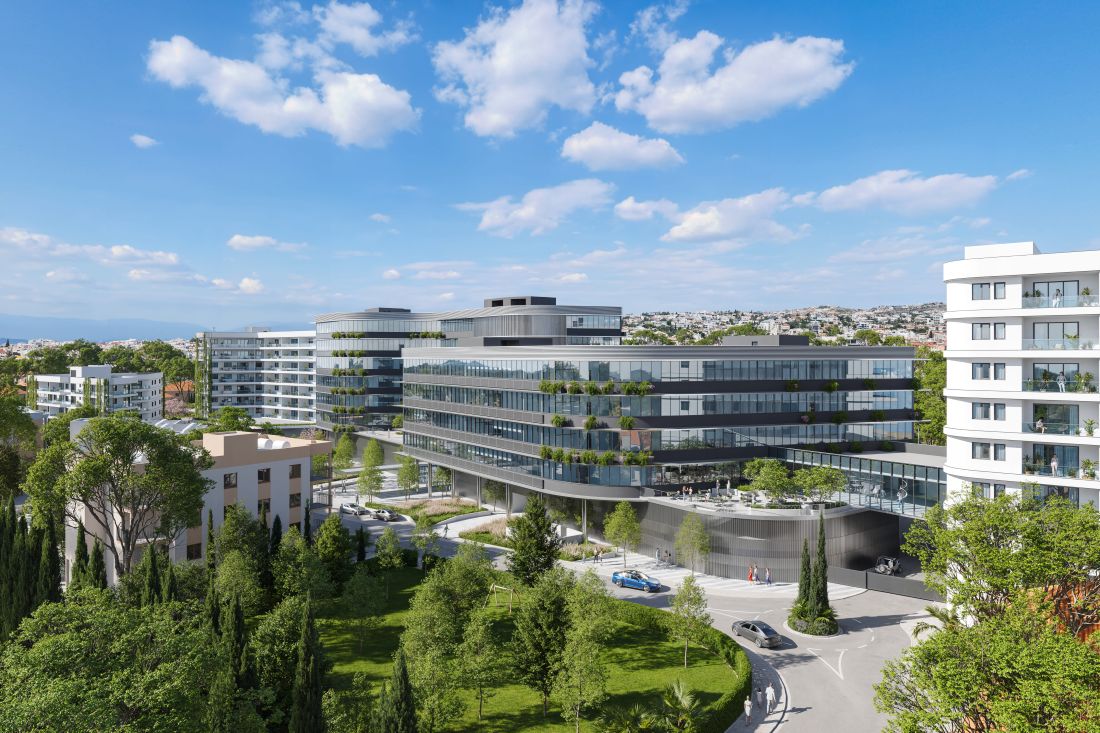 Πανοραμική απεικόνιση της κοινότητας Silicon Park στη Λεμεσό