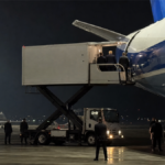 Ο Ντόναλντ Τραμπ και αμερικανικό προεδρικό αεροσκάφος σε επιχείρηση ασφαλείας