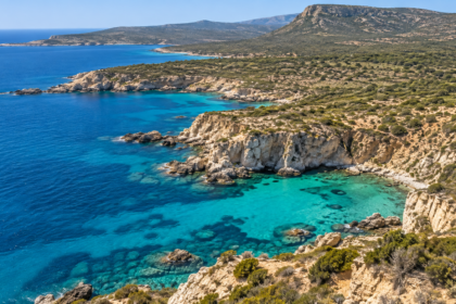 Θεματική εικόνα του προστατευόμενου παράκτιου τοπίου του Ακάμα