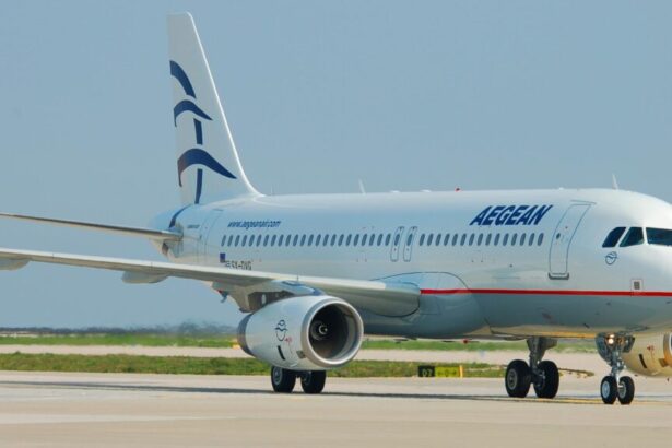 Αεροσκάφος Airbus neo της AEGEAN σε πτήση