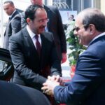 Ο Νίκος Χριστοδουλίδης σε συνάντηση με τον Αμπντέλ Φατάχ αλ Σίσι