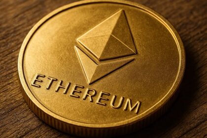 Το σύμβολο του Ethereum σε ψηφιακό περιβάλλον