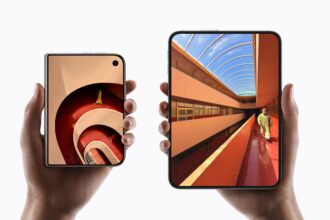 Το iPhone Duo με αναδιπλούμενη εσωτερική οθόνη και εξωτερική οθόνη
