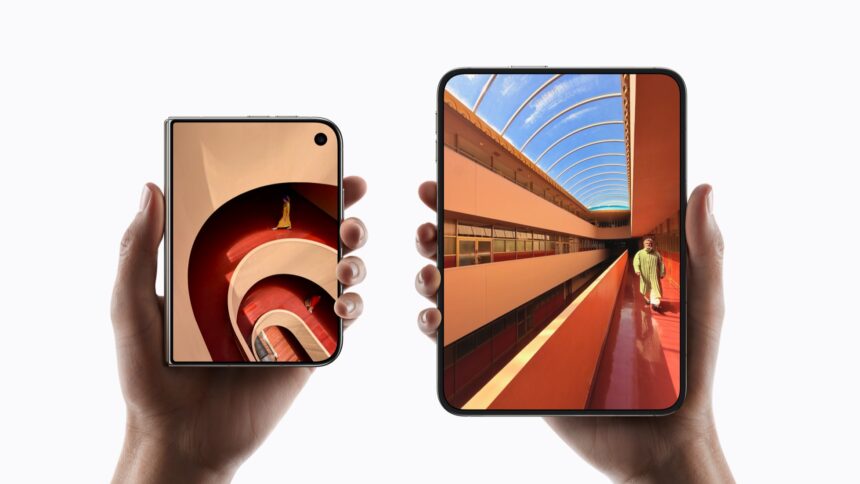 Το iPhone Duo με αναδιπλούμενη εσωτερική οθόνη και εξωτερική οθόνη