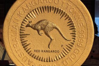 Χρυσό νόμισμα στο Perth Mint