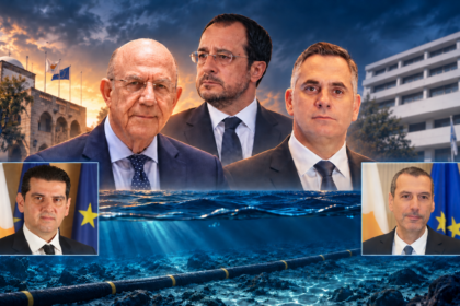 Εικαστική σύνθεση με Μάκη Κεραυνό, Νίκο Χριστοδουλίδη, Νικόλα Παπαδόπουλο, Μιχάλη Δαμιανό και Νεόφυτο Χαραλαμπίδη, με υποθαλάσσιο καλώδιο