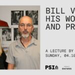 Η Kira Perov μαζί με τον Bill Viola, στην επίσημη αφίσα της διάλεξης