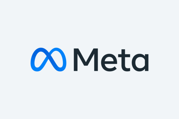Το λογότυπο της Meta σε ανοιχτό φόντο